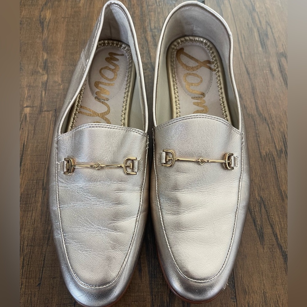Sam Edelman Loraine Loafers Gold Leaf - Picture 2 of 4